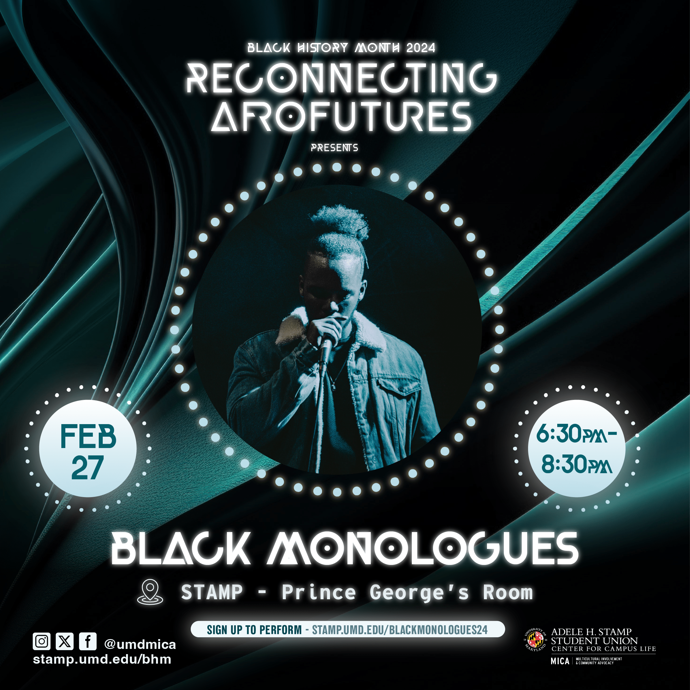 Black Monologues Adele H. Stamp Student Union